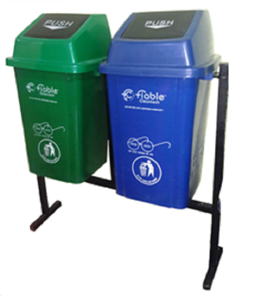 FDB 100 DST (100 Liter Twin Dustbin With Stand)