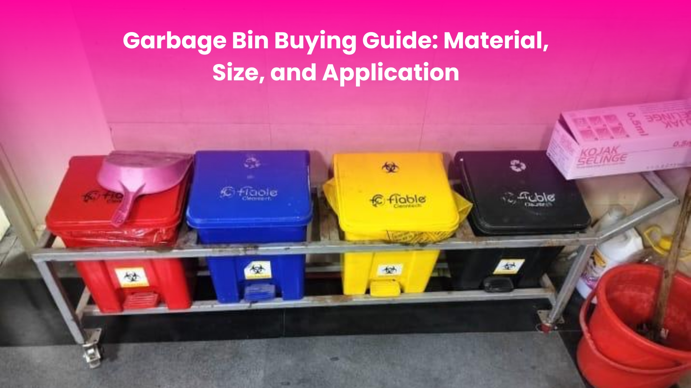 Garbage Bin Buying Guide: Material, Size, and Application