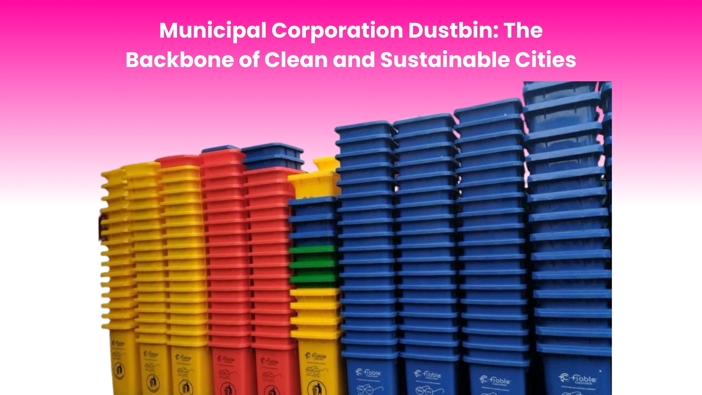 Municipal Corporation Dustbin